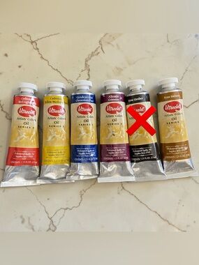 Utrecht Artist Oil Lot - 5 Tubes